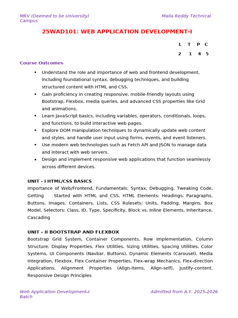 Web Application Development Overview | PDF | World Wide Web | Internet ...