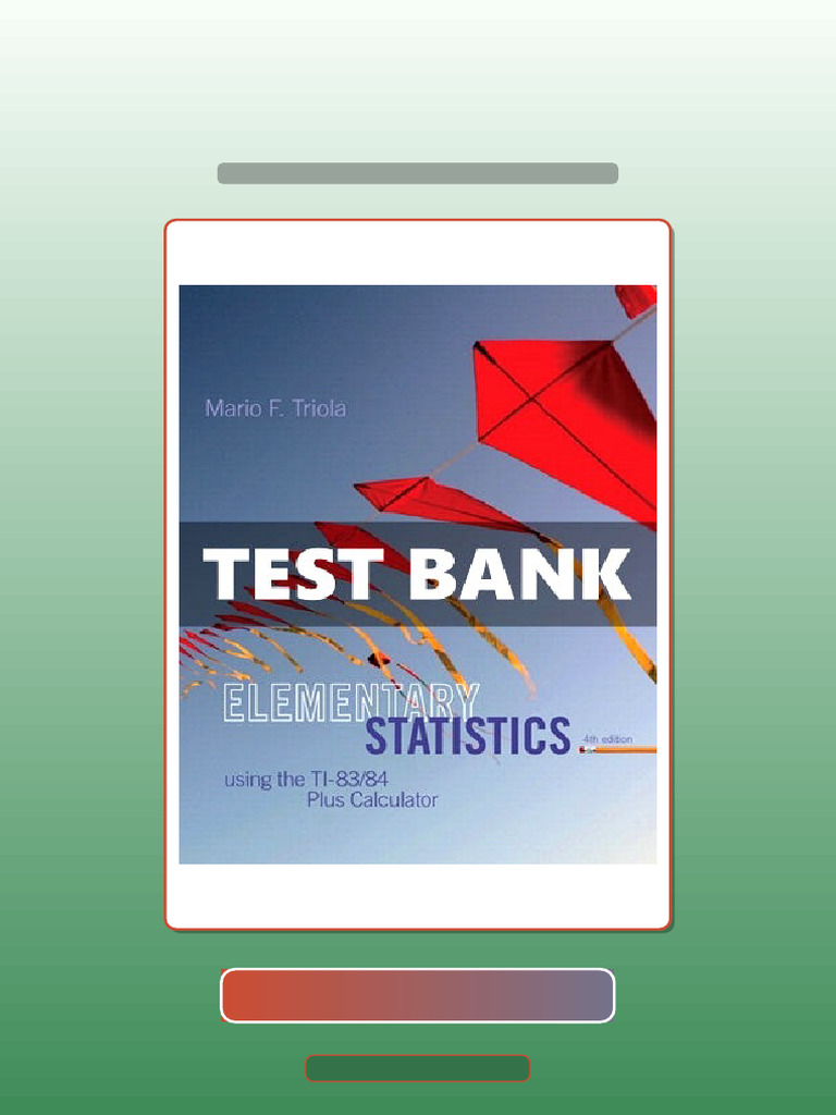Elementary Statistics 6 Ed Larson Ebook and TestBank Bundle Unlocked ...
