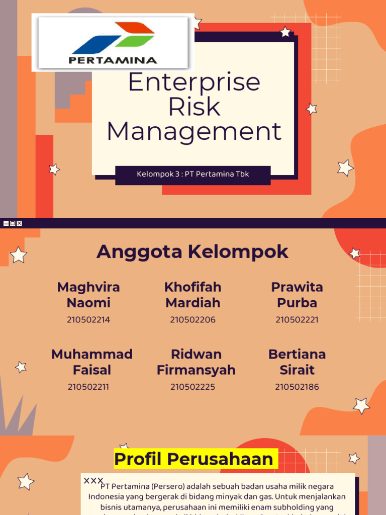 Manajemen Risiko di PT Pertamina | PDF