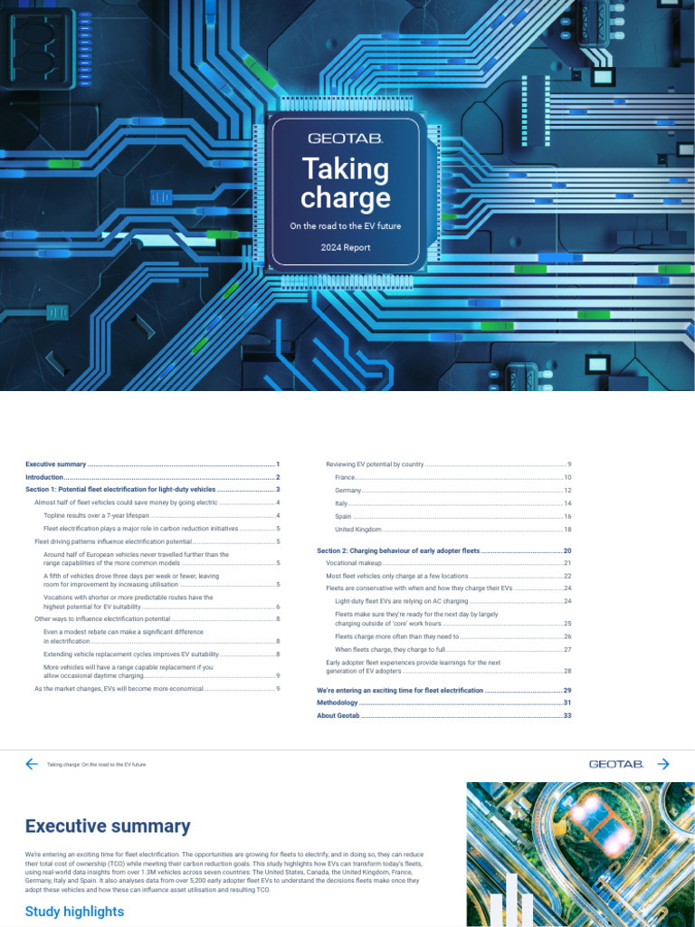 Geotab EV Battery Degradation Update 2024 | PDF | Electric Vehicle ...