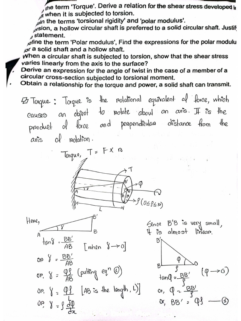 Torque Theory | PDF