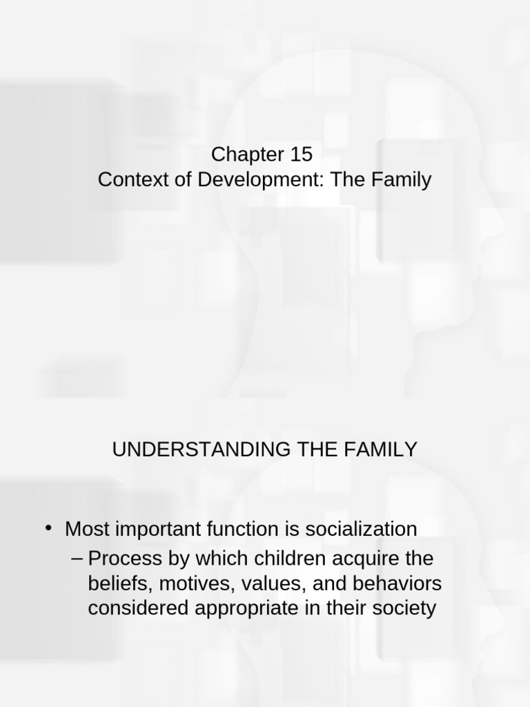 Family Dynamics and Child Development | PDF | Parenting | Sibling