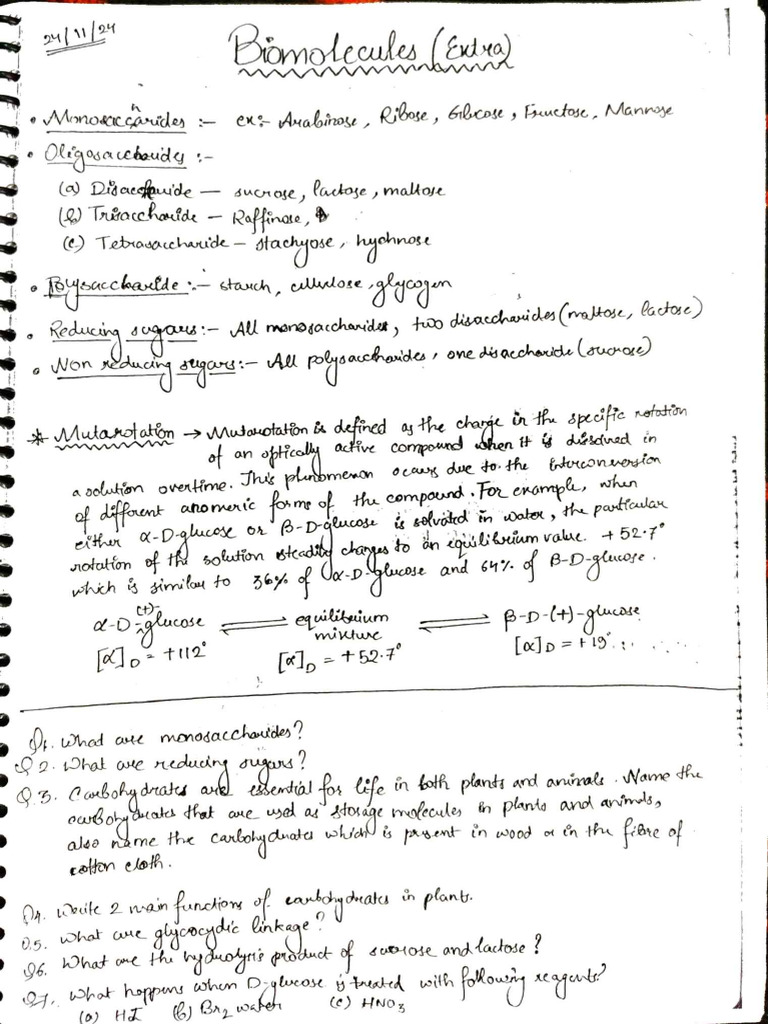Biomolecules: Structure and Functions | PDF | Chemistry | Molecular ...