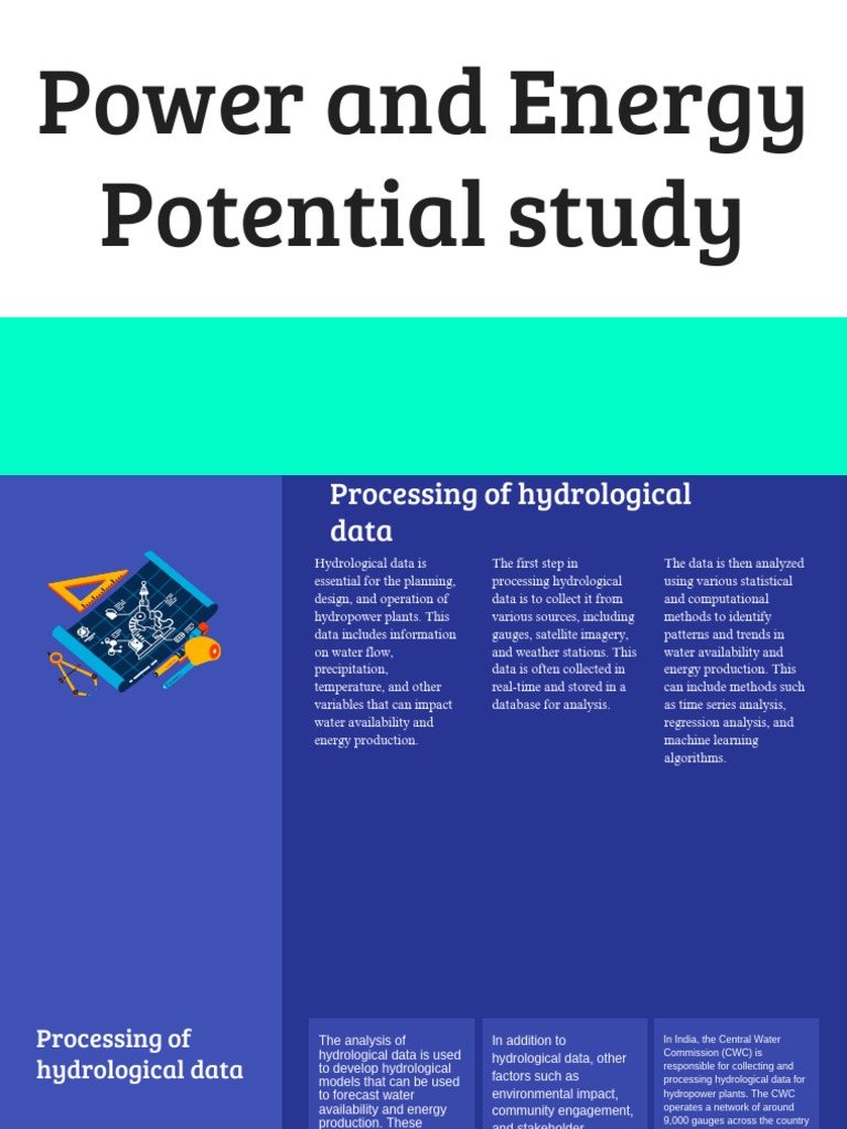 Hydrological Data for Hydropower Planning | PDF | Reservoir ...
