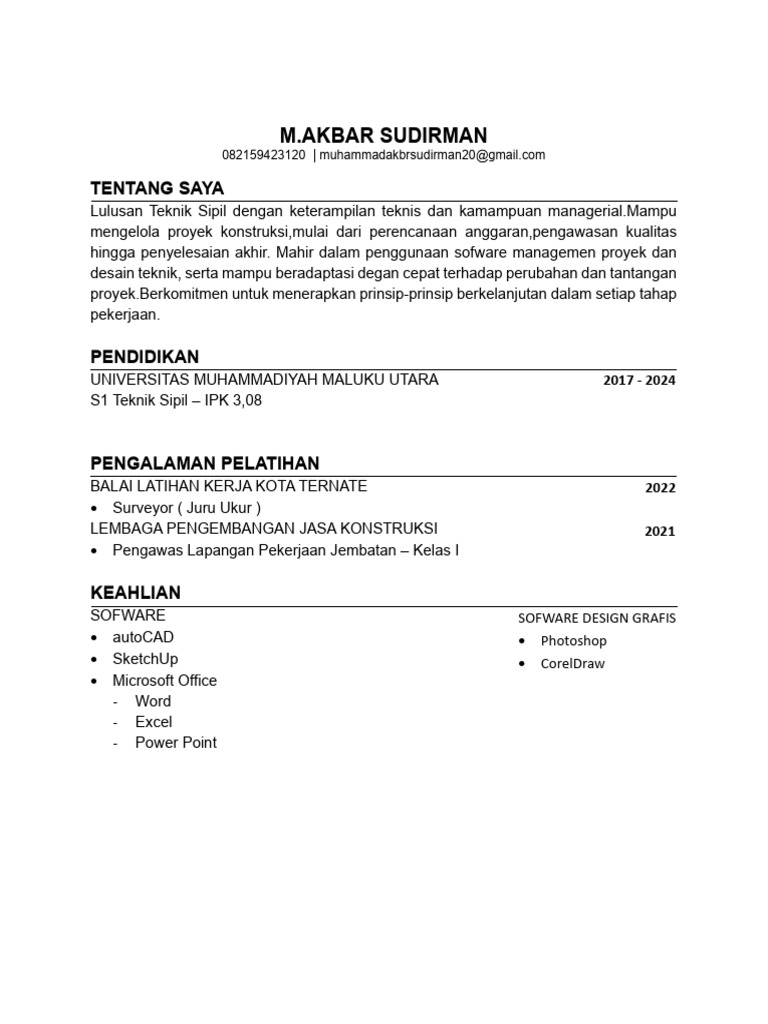 M Akbar Sudirman | PDF