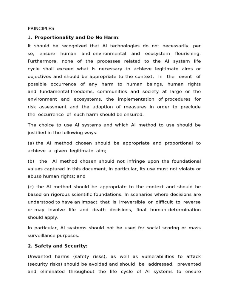 Principles Ethics of Ai | PDF | Artificial Intelligence | Intelligence ...