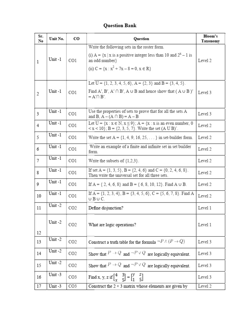 Set Theory and Logic Operations Guide | PDF | Number Theory | Discrete ...