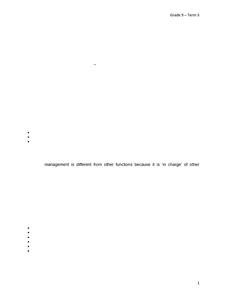 Key Business Functions Explained | PDF | Risk | Marketing