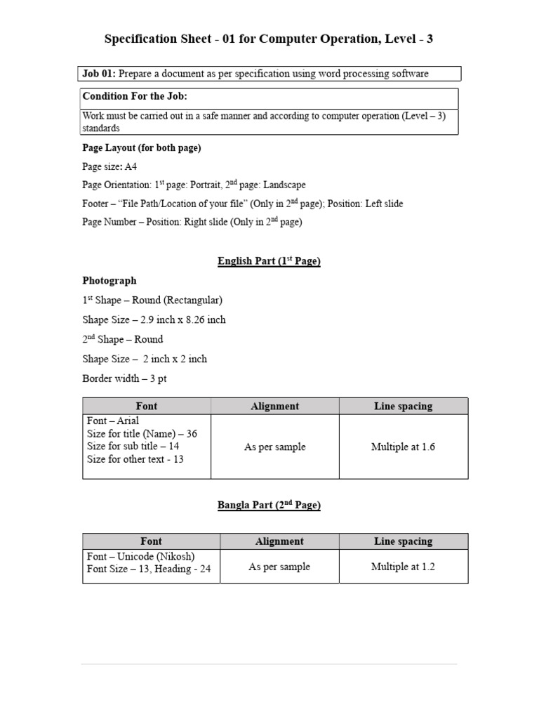 Practice Set-1 Word Part | PDF