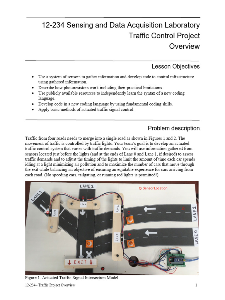 Actuated Traffic Control System Overview | PDF | Traffic | Traffic Light