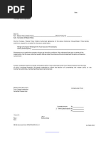 LIC Policy Surrender Application Letter | PDF