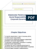 Stakeholder Relationships, Social Responsibility, and Corporate Governance