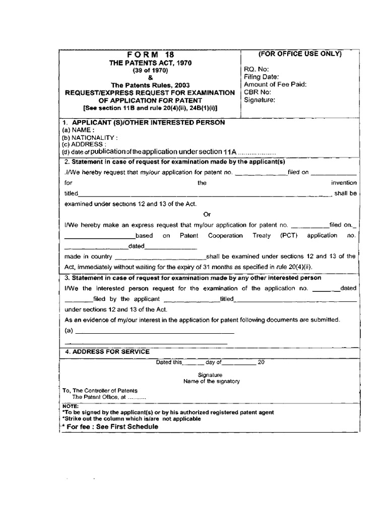 Form 18 | PDF