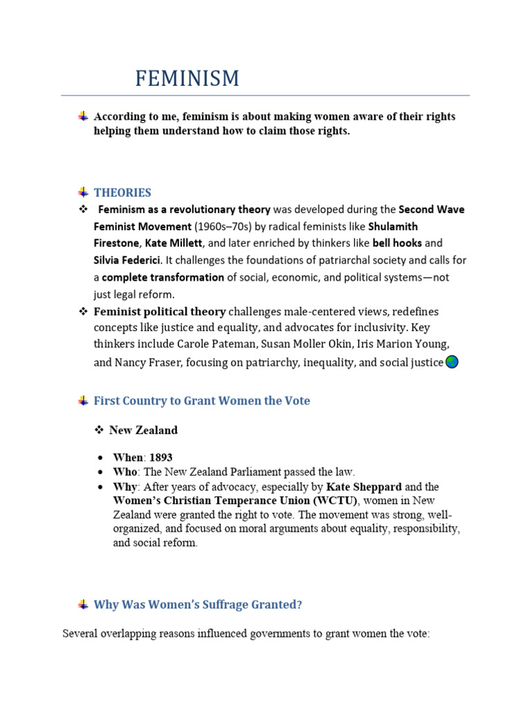 Understanding Feminism and Its Impact | PDF | Gender Studies | Feminism