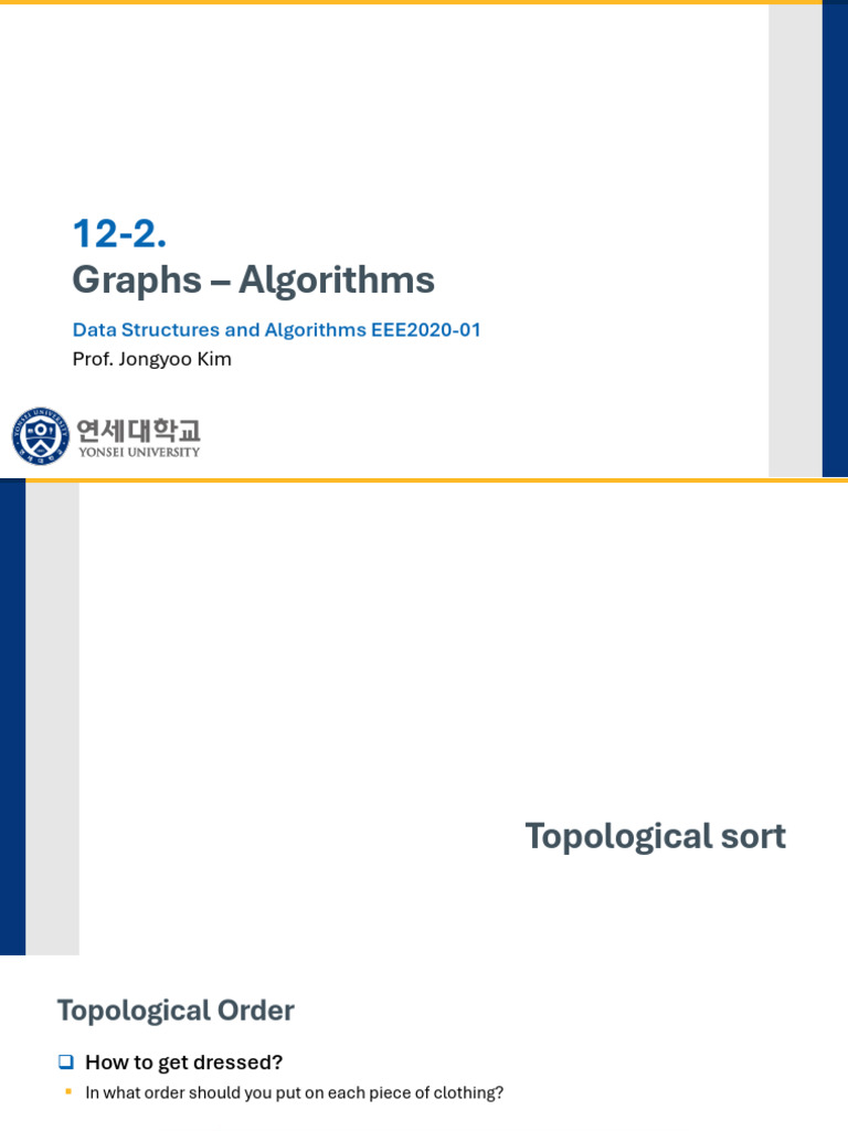 Topological Sorting Algorithms Explained | PDF | Combinatorics ...