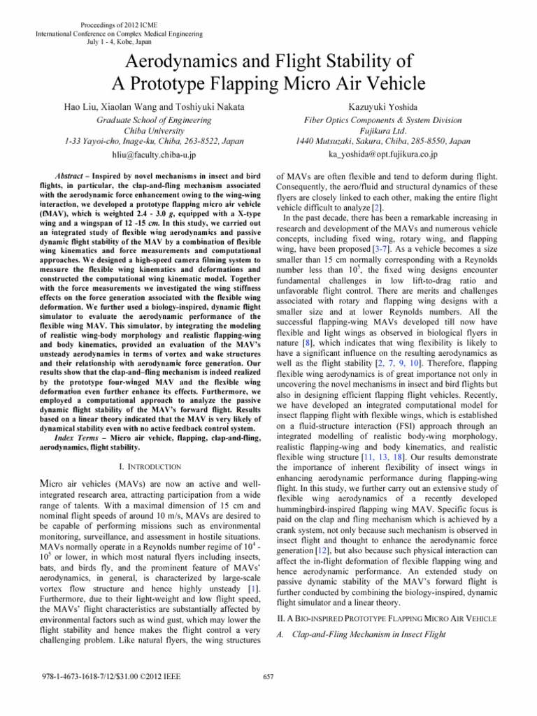 Aerodynamics and Flight Stability of | PDF | Flight | Aerospace Engineering
