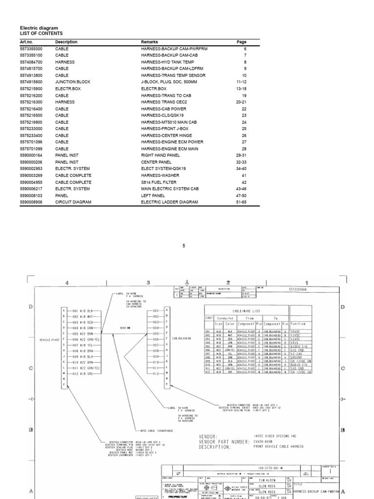 Schematic Diagram for Electric Systems | PDF