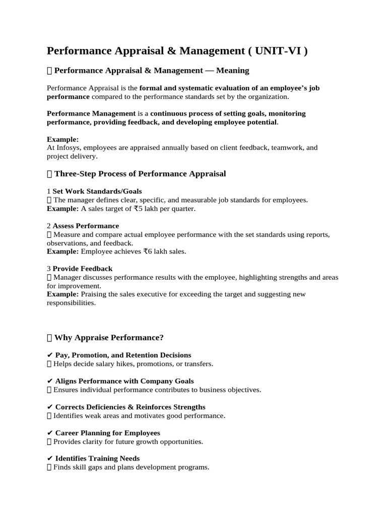Understanding Performance Appraisal Standards | PDF | Performance ...