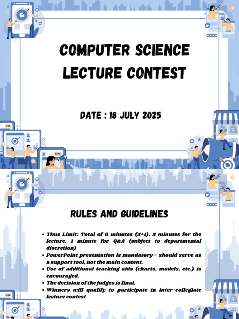 Computer Science Lecture Contest 2025 | PDF