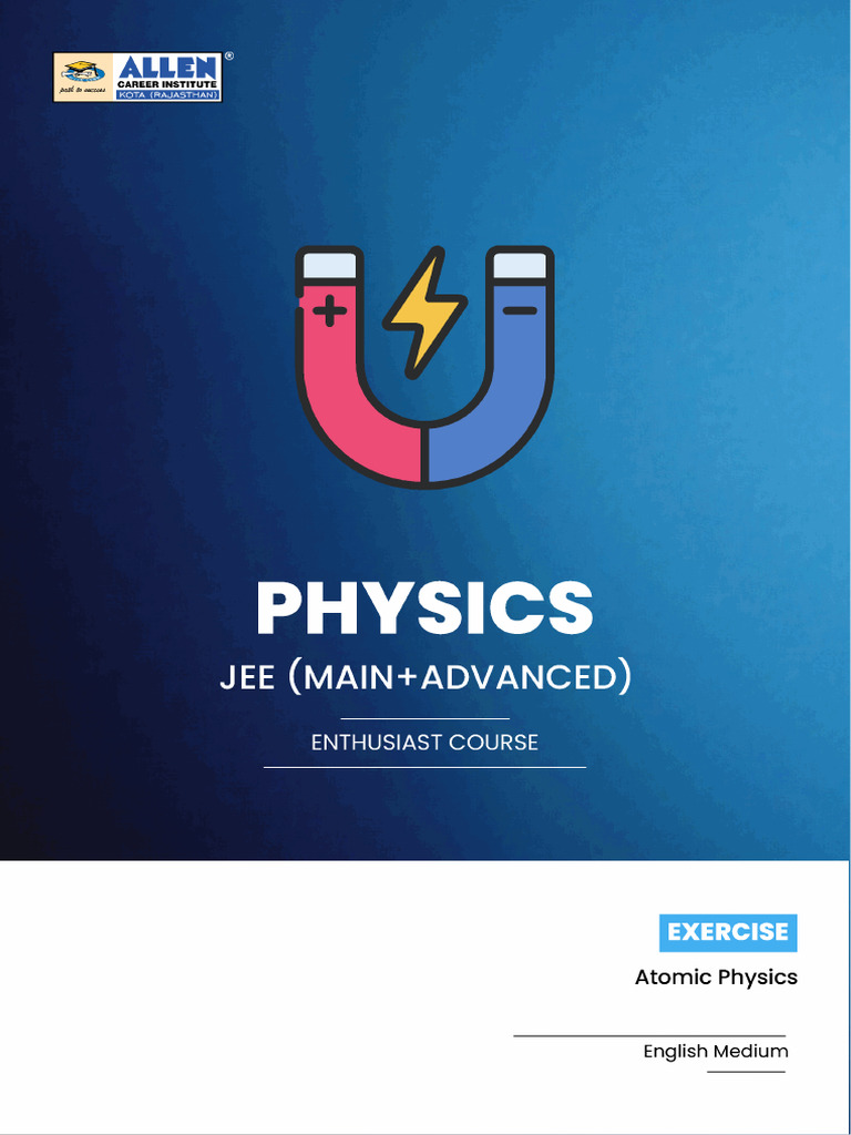 JEE Main Photoelectric Effect Quiz | PDF | Photoelectric Effect | Electron