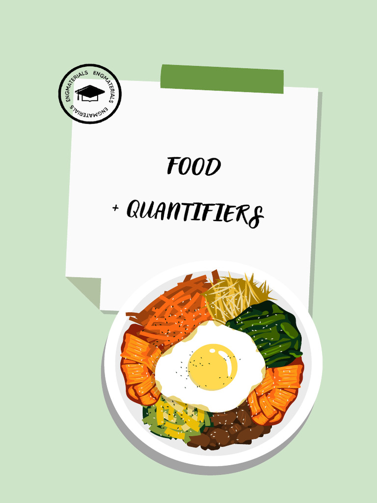 Understanding Food Quantifiers | PDF | Salad | Pasta
