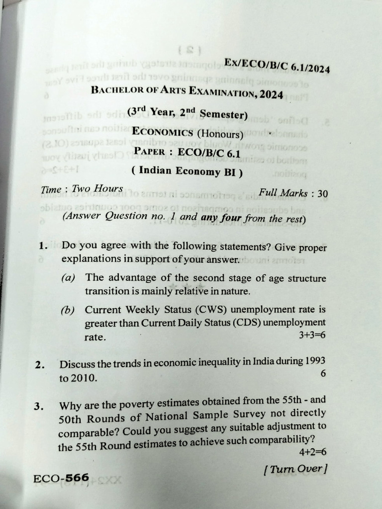 Indian Economy Pvqs | PDF