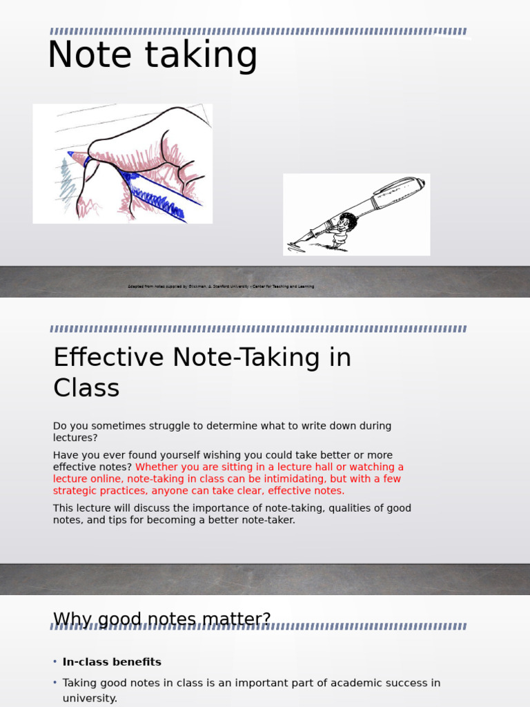 Effective Note-Taking Strategies | PDF | Concept | Communication