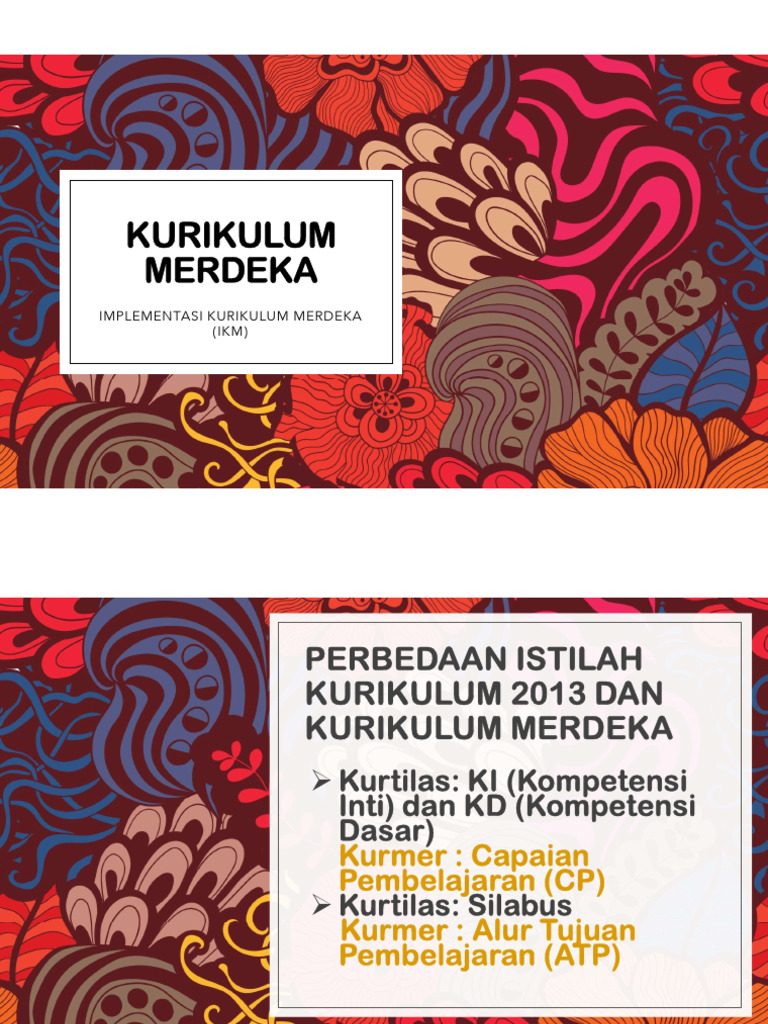 Struktur dan Silabus Kurikulum Merdeka | PDF