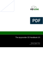 The Sip Provider CE Handbook 2.5