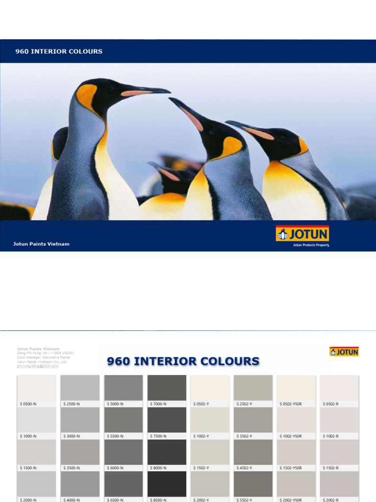 Jotun 960 Interior Color Palette | PDF