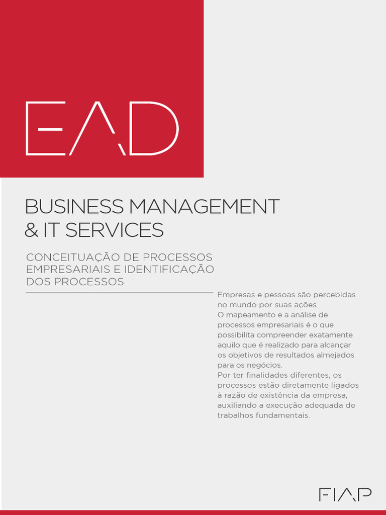 Mapeamento e Análise de Processos Empresariais | PDF | Tecnologia da ...