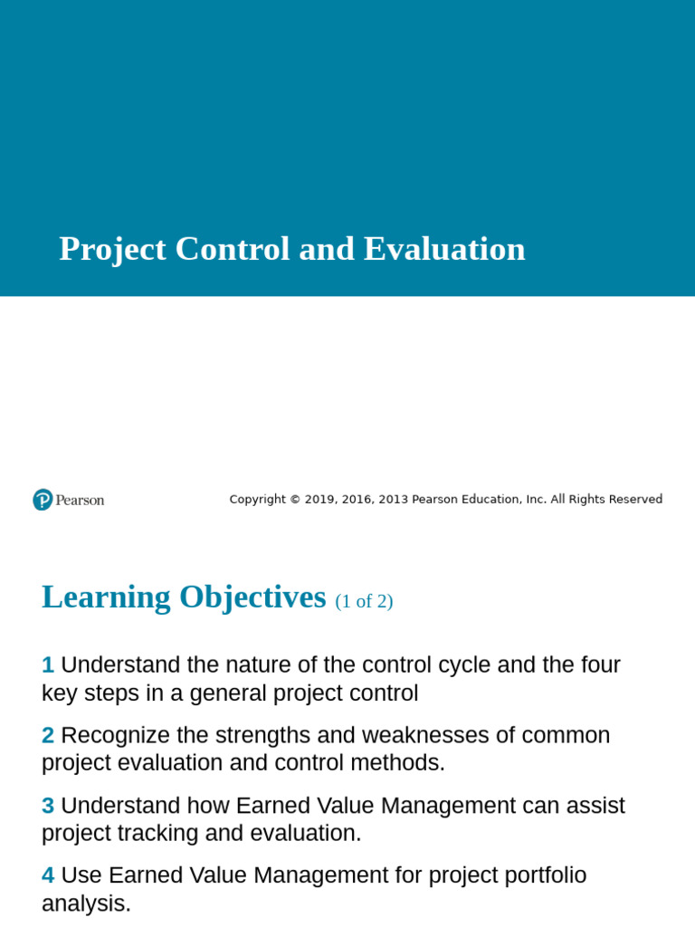 Project Evaluation and Control Dec 2024 | PDF