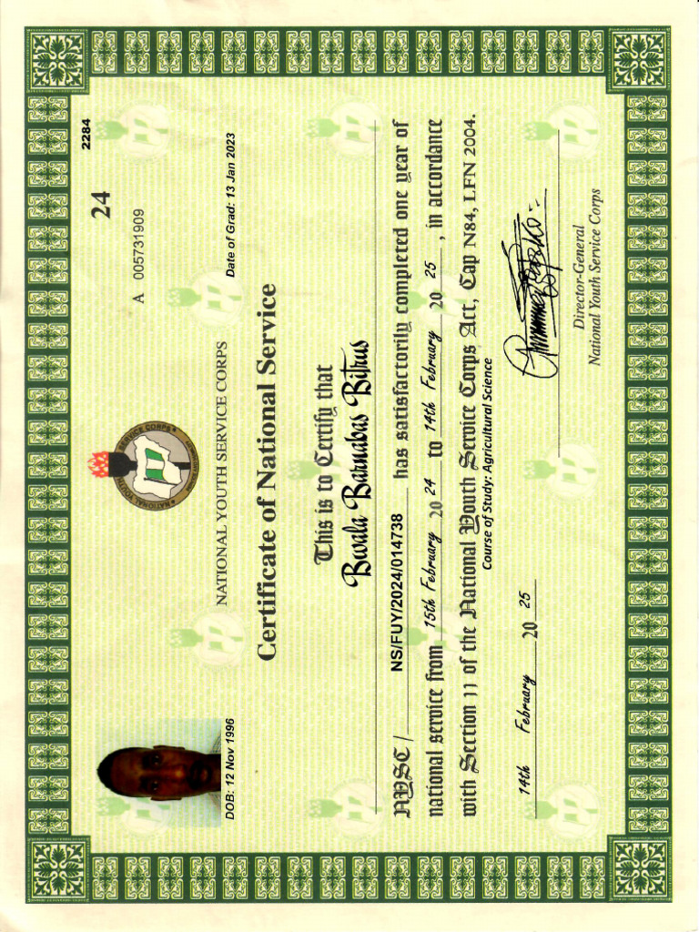 NYSC | PDF