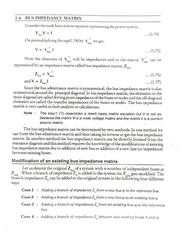 Zbus Formation With Examples | PDF
