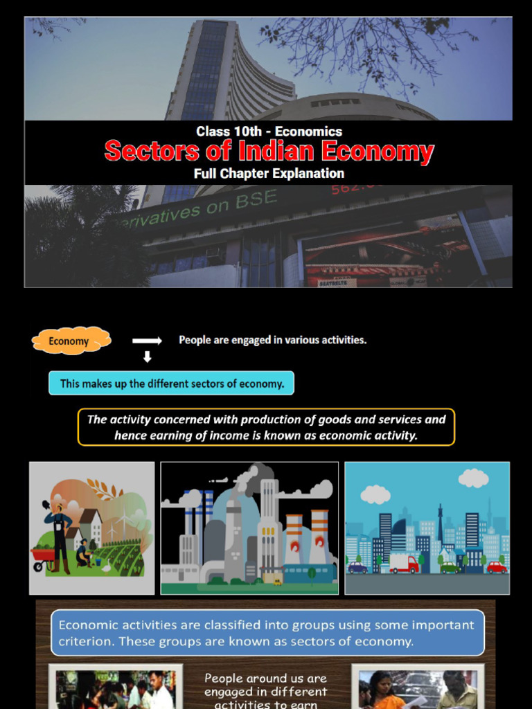 Sectors of Indian Economy | PDF