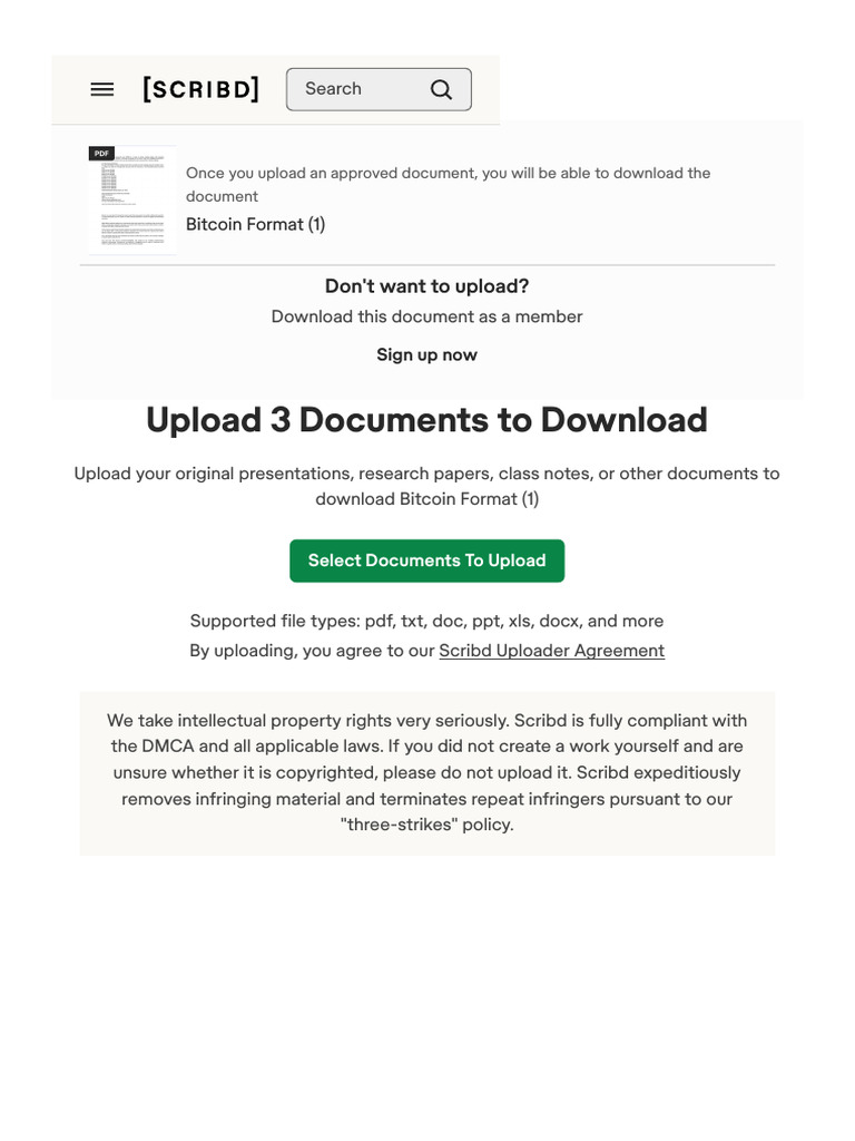 Upload A Document - Scribd | PDF | Scribd