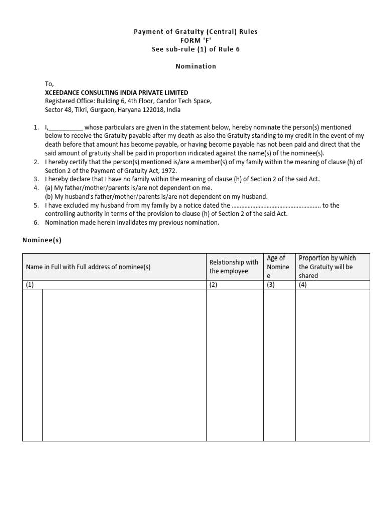 Form F | PDF