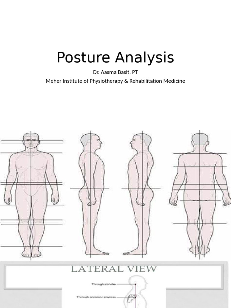 Posture Analysis Kinesiology Slides | PDF
