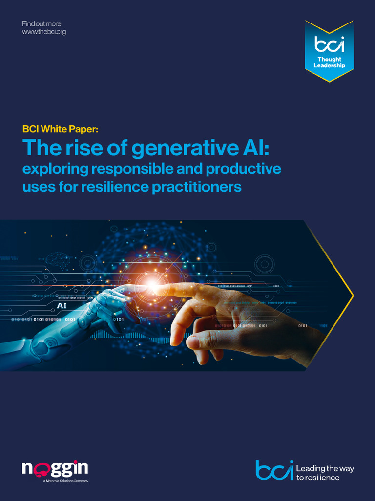 Generative AI in Resilience Practices | PDF | Artificial Intelligence ...