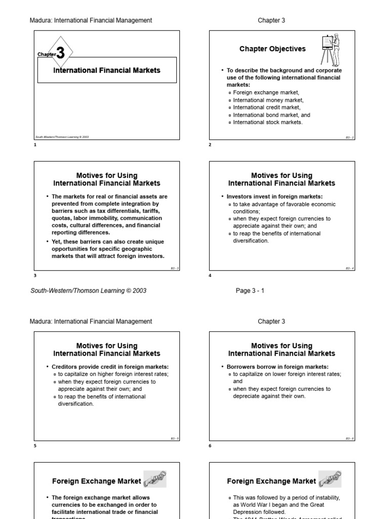 Understanding International Financial Markets | PDF | Foreign Exchange ...