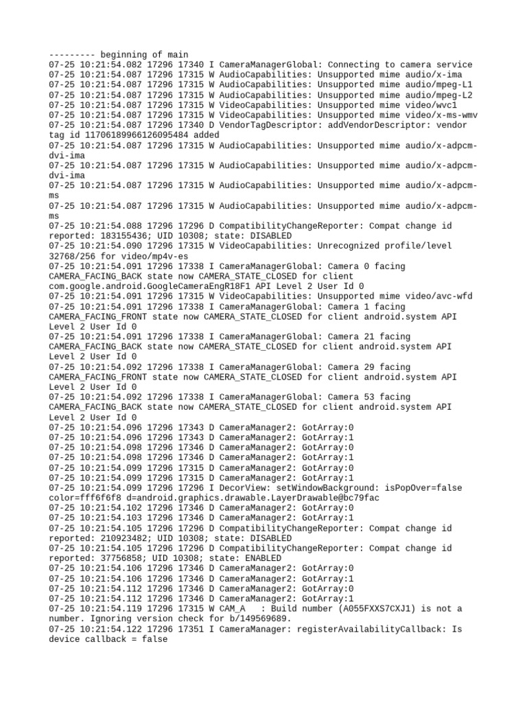 Log Cat 1753413714033 | PDF | Software Engineering | Computer Programming