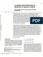 Acidity of Beta Diketone