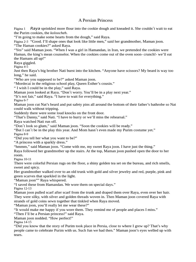 EN - A Persian Princess | PDF | Esther | Book Of Esther