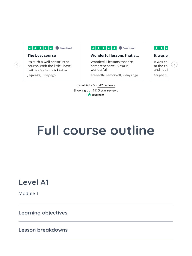 Learn French with Alexa: Course Overview | PDF | Semantics | Morphology