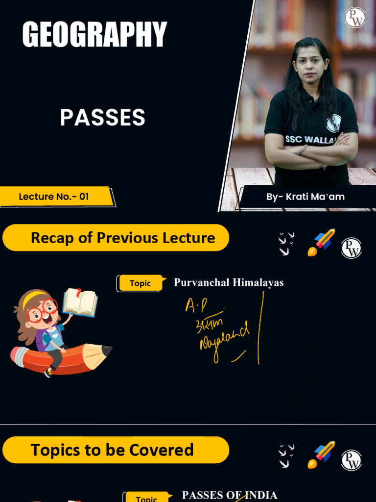 Passes 01 - Class Notes (Geography) | PDF