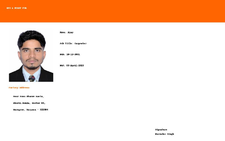 Ajay ID Card | PDF