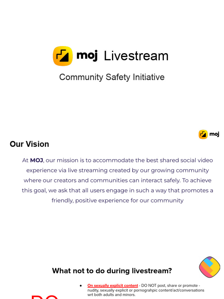 Livestream Community Safety Guidelines | PDF | Streaming Media ...