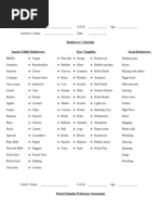 Reinforcemente Assessment For Individuals With Severe Disabilities ...