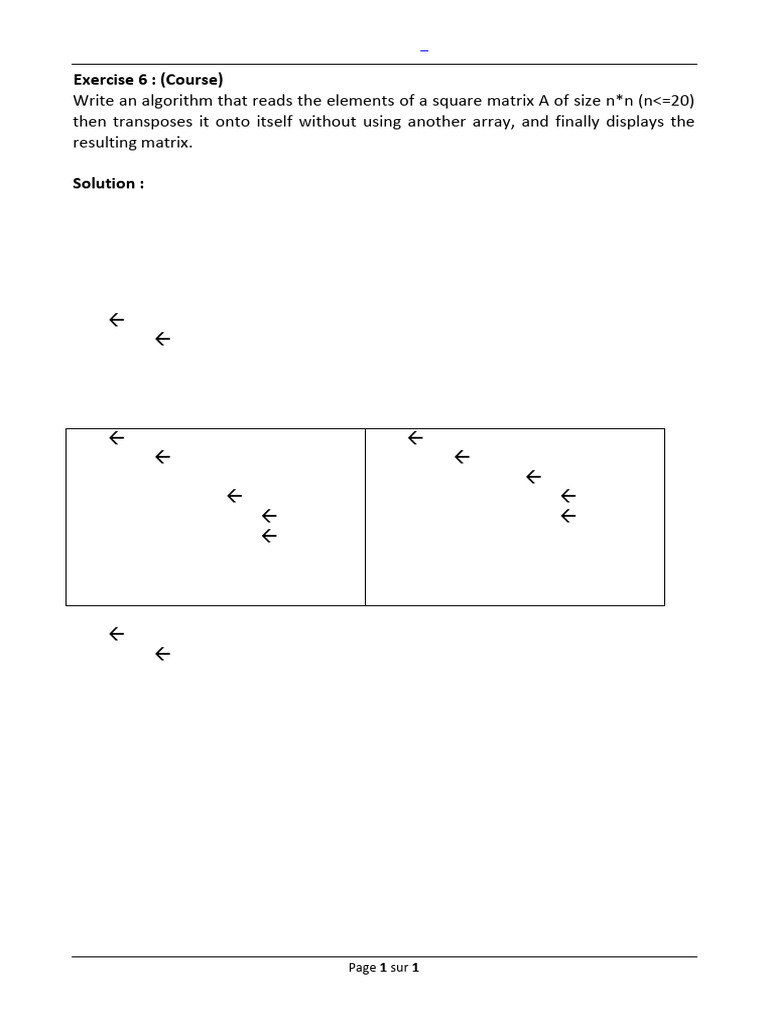 12) The Matrix - Exercise 6 | PDF