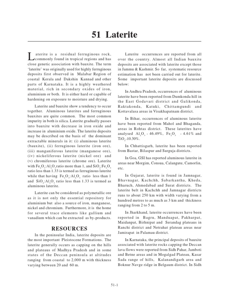 Laterite | PDF
